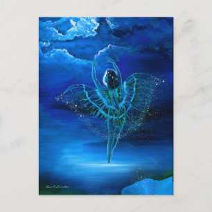 Schöne Moondance Fairy Postcard Postkarte