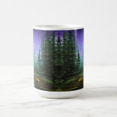 Schöne Moonlight Wilderness Szene Kaffeetasse (Mittel)