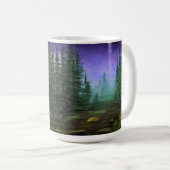 Schöne Moonlight Wilderness Szene Kaffeetasse (VorderseiteRechts)
