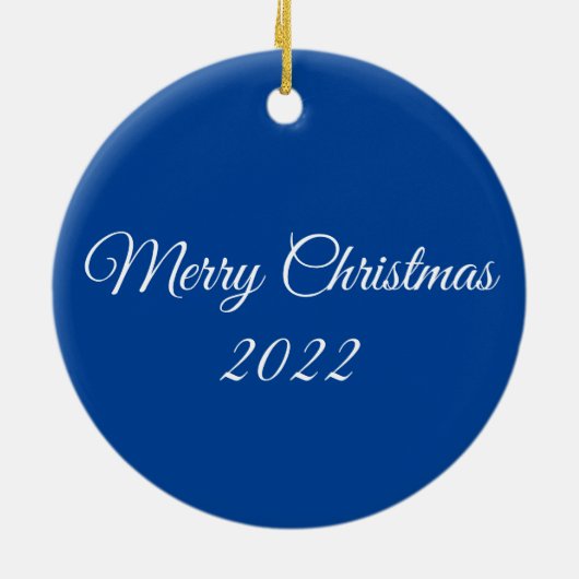 Schöne Moonlight Wilderness Szene Keramik Ornament (Hinten)