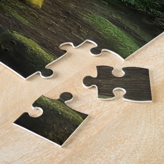 Schöne Moonlight Wilderness Szene Puzzle (Seite)