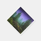 Schöne Moonlight Wilderness Szene Serviette (Ecke)