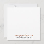 Schöne Mops Flachbildschirm Erntedank-Karte Feiertagskarte (Rückseite)