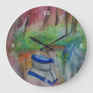 Schöne Morgenstunde (große Wall Clock) Große Wanduhr