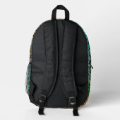 Schöne Mosaik Bedruckter Rucksack (Rückseite)
