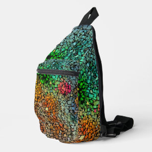 Schöne Mosaik Crossbody Bag
