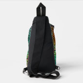Schöne Mosaik Crossbody Bag (Rückseite)