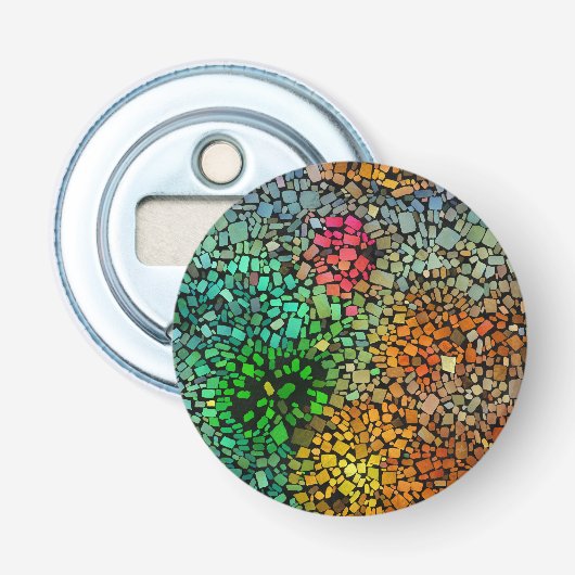Schöne Mosaik Flaschenöffner (Vorderseite)