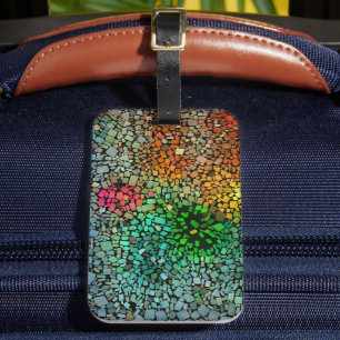 Schöne Mosaik Gepäckanhänger