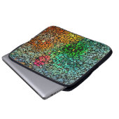Schöne Mosaik Laptopschutzhülle (Vorne Knopf)