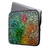 Schöne Mosaik Laptopschutzhülle (Vorderseite Links)