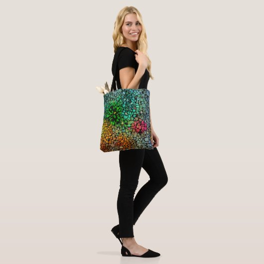 Schöne Mosaik Tasche (Am Model)