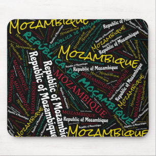 Schöne mosambikanische Flaggenfarben Patriotic Mousepad