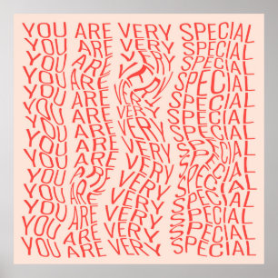 Schöne motivierend Inschrift: Sie sind sehr präzis Poster