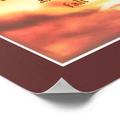 schöne motivierend Poster Zitat Foto Kunst (Ecke)