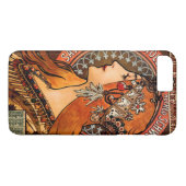 Schöne Mucha Boho Frau Case-Mate iPhone Hülle (Rückseite (Horizontal))