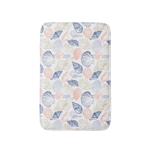 Schöne Muscheln Badematte (Vorderseite Vertikal)