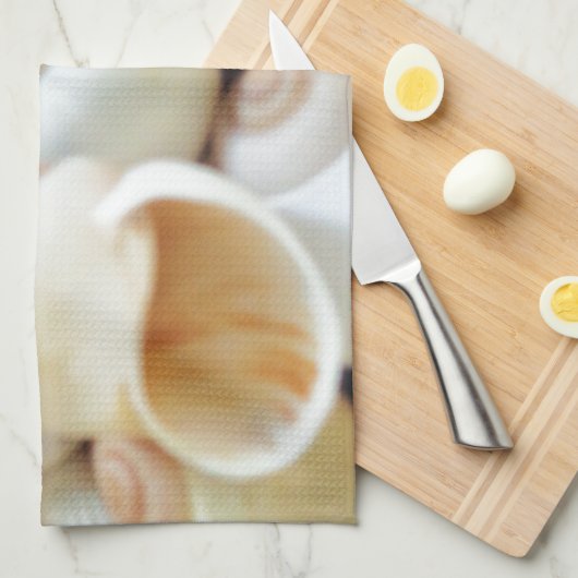 Schöne Muscheln, Sommer, Strand, Muscheln Geschirrtuch (Viertel Falte)