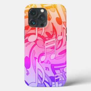 Schöne Musik Fröhliche Farben Lebendige Noten Case-Mate iPhone Hülle