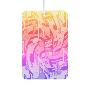 Schöne Musik Happy Colors Lebhafte Musikszenen Autolufterfrischer