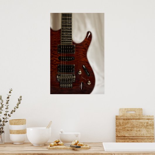 Schöne Musik - Ibanez Poster (Küche)