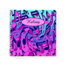 Schöne Musik Musik Noten Lebhaft Upbeat Künstleris