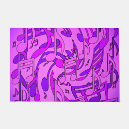 Schöne Musik Ultra Violet Musikdesign Fußmatte