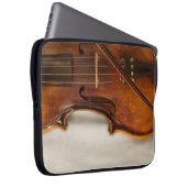 Schöne Musik--Violine Laptopschutzhülle (Vorne Rechts)