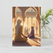 Schöne muslimische Amerikanerinnen Dankeskarte (Stehend Vorderseite)