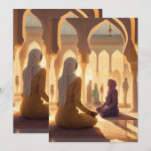 Schöne muslimische Amerikanerinnen Dankeskarte (Vorne/Hinten)