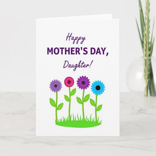 Schöne Mutter Grafikdesign Karte (Vorderseite)