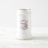 Schöne Mutter ist wie ein Engel Bierglas (Mittel)