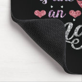 Schöne Mutter ist wie ein Engel Mousepad (Ecke)
