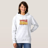Schöne Mutter, Muttertag, Blumendesign Hoodie (Vorne ganz)