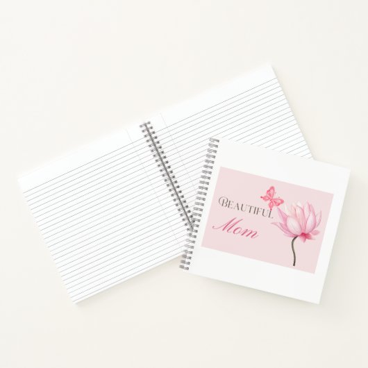 Schöne Mutter, Muttertags- und Geburtstagsgeschenk Notizblock (Innenseite)