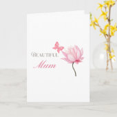 Schöne Mutter Rosa Lotus, Muttertag, Geburtstag Karte (Gelbe Blume)