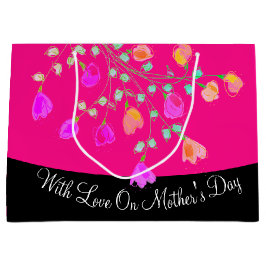 Schöne Mütter Tag Flower Geschenk Tasche Große Geschenktüte