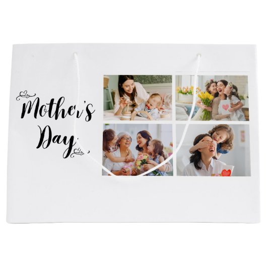 Schöne Mutter-Tag Geschenktasche Große Geschenktüte (Vorderseite)