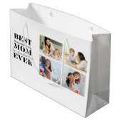 Schöne Mutter-Tag Geschenktasche Große Geschenktüte (Rückseite Schrägansicht)