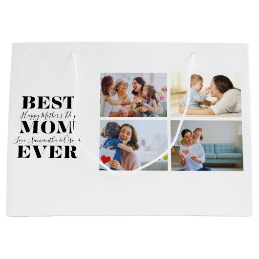 Schöne Mutter-Tag Geschenktasche Große Geschenktüte (Vorderseite)