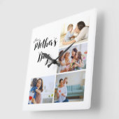 Schöne Mutter-Tag-Geschenkuhr Quadratische Wanduhr (Winkel)