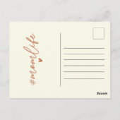 Schöne Mutter-Tag Golden Foil Postkarte (Rückseite)