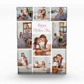 Schöne Mutter Tag Mama Tochter Collage Fotoblock (Vorderseite)