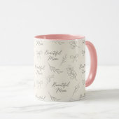 Schöne Mutter Tasse (VorderseiteRechts)
