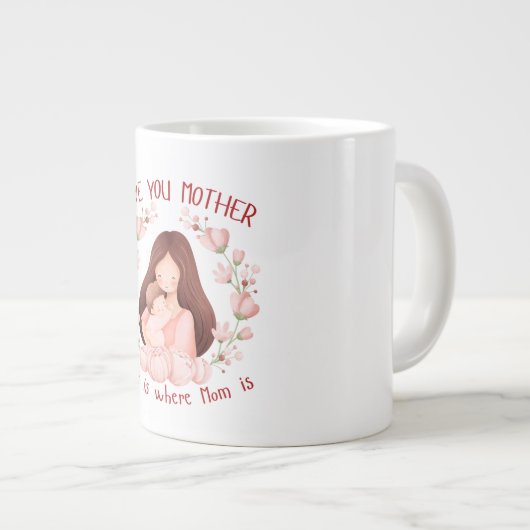 Schöne Mutter-Tasse Jumbo-Tasse (Vorderseite Rechts)