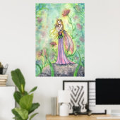 Schöne Mutter und Baby Fee Poster drucken (Heimbüro)