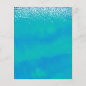 Schöne Mutter und Baby Meerjungfrau Einladung (Rückseite)