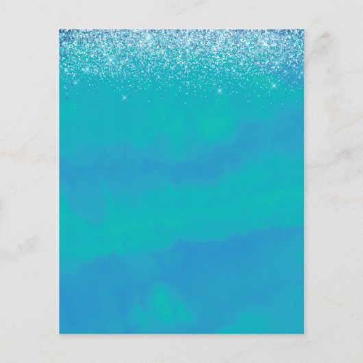 Schöne Mutter und Baby Meerjungfrau Einladung (Rückseite)