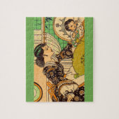 Schöne Mutter und Kind der 1920er Jahre Puzzle (Vertikal)