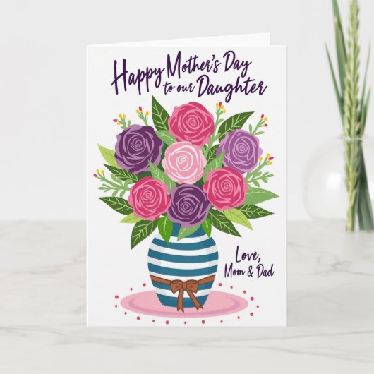 Schöne Mutter Von Mama Karte (Vorderseite)
